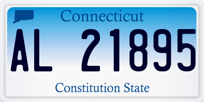 CT license plate AL21895