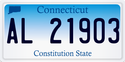 CT license plate AL21903