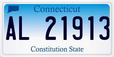 CT license plate AL21913