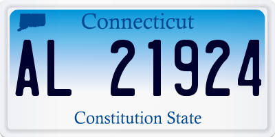 CT license plate AL21924
