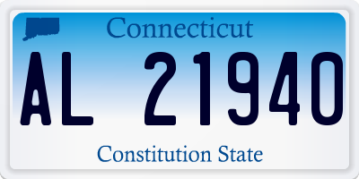 CT license plate AL21940