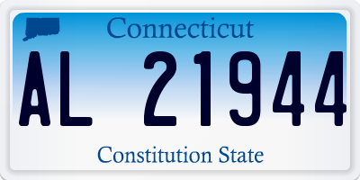 CT license plate AL21944