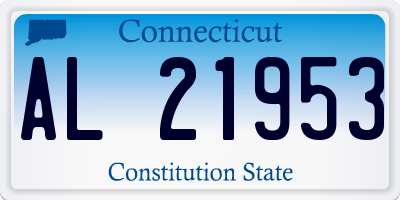 CT license plate AL21953
