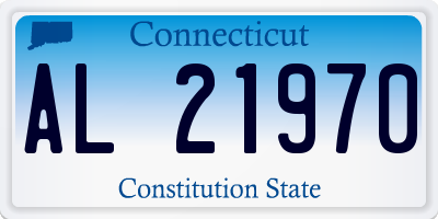 CT license plate AL21970