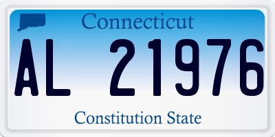 CT license plate AL21976
