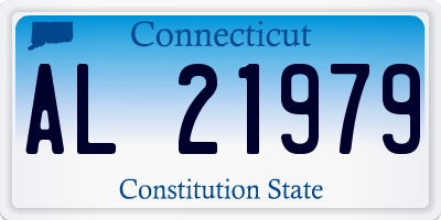 CT license plate AL21979