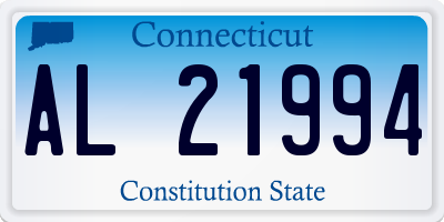 CT license plate AL21994
