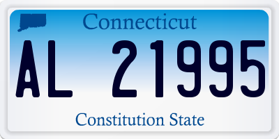 CT license plate AL21995