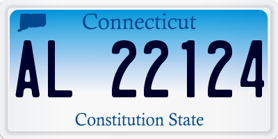 CT license plate AL22124