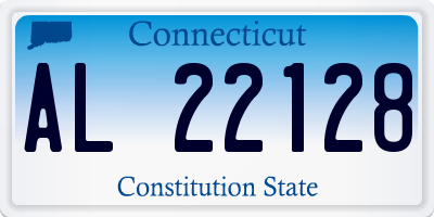CT license plate AL22128