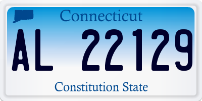 CT license plate AL22129
