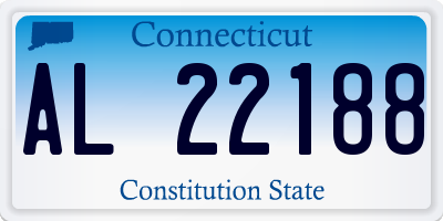 CT license plate AL22188