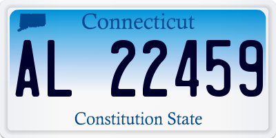 CT license plate AL22459