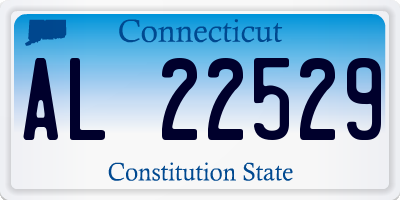 CT license plate AL22529