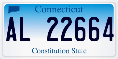 CT license plate AL22664