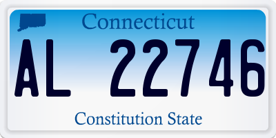 CT license plate AL22746