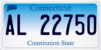 CT license plate AL22750