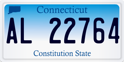 CT license plate AL22764