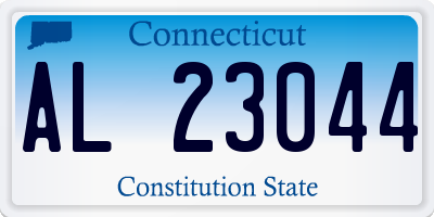CT license plate AL23044