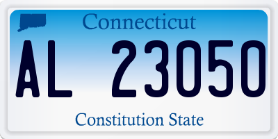 CT license plate AL23050