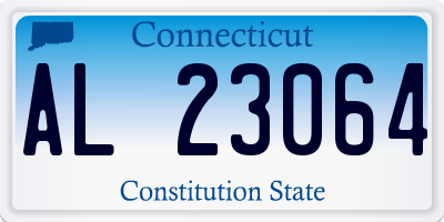 CT license plate AL23064
