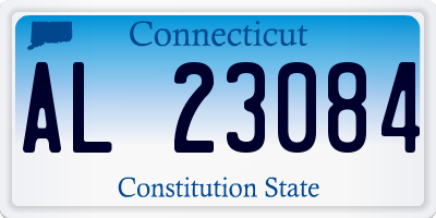 CT license plate AL23084