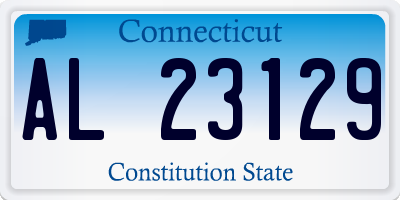 CT license plate AL23129