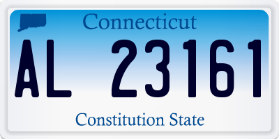 CT license plate AL23161