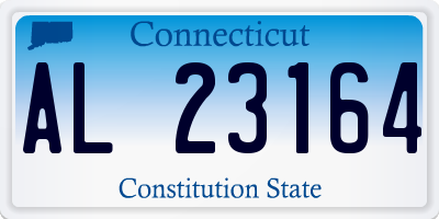 CT license plate AL23164