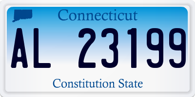 CT license plate AL23199