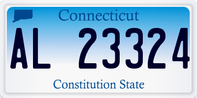 CT license plate AL23324