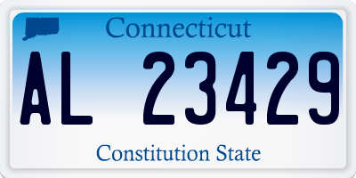 CT license plate AL23429