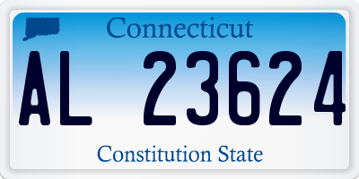 CT license plate AL23624