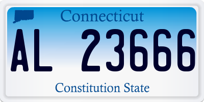 CT license plate AL23666