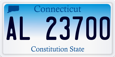 CT license plate AL23700