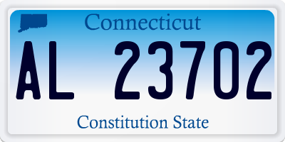 CT license plate AL23702