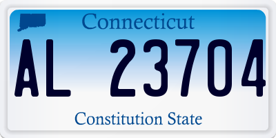 CT license plate AL23704