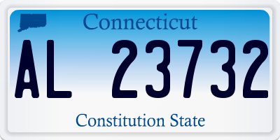 CT license plate AL23732
