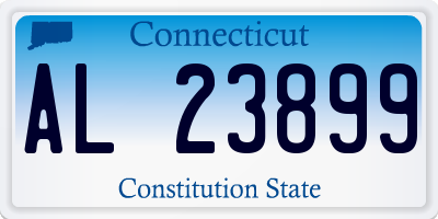 CT license plate AL23899