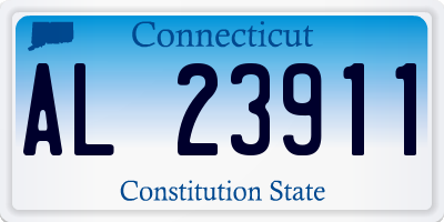 CT license plate AL23911