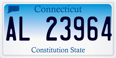 CT license plate AL23964