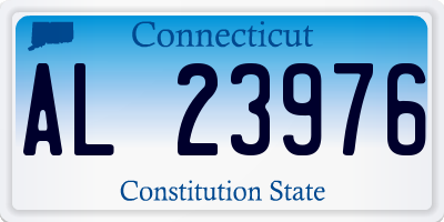 CT license plate AL23976
