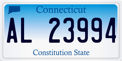 CT license plate AL23994