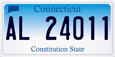 CT license plate AL24011