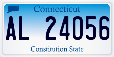 CT license plate AL24056