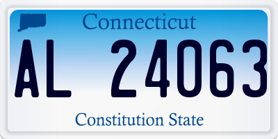 CT license plate AL24063