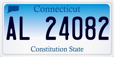 CT license plate AL24082