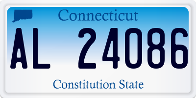 CT license plate AL24086