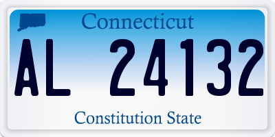 CT license plate AL24132