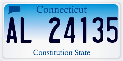 CT license plate AL24135